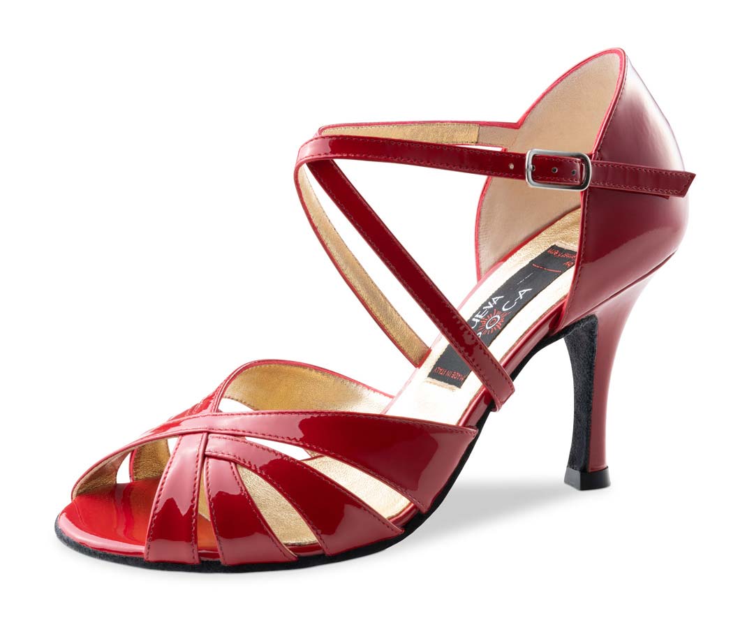Adora roter Tango Tanzschuh von Nueva Epoca mit 8 cm Absatz