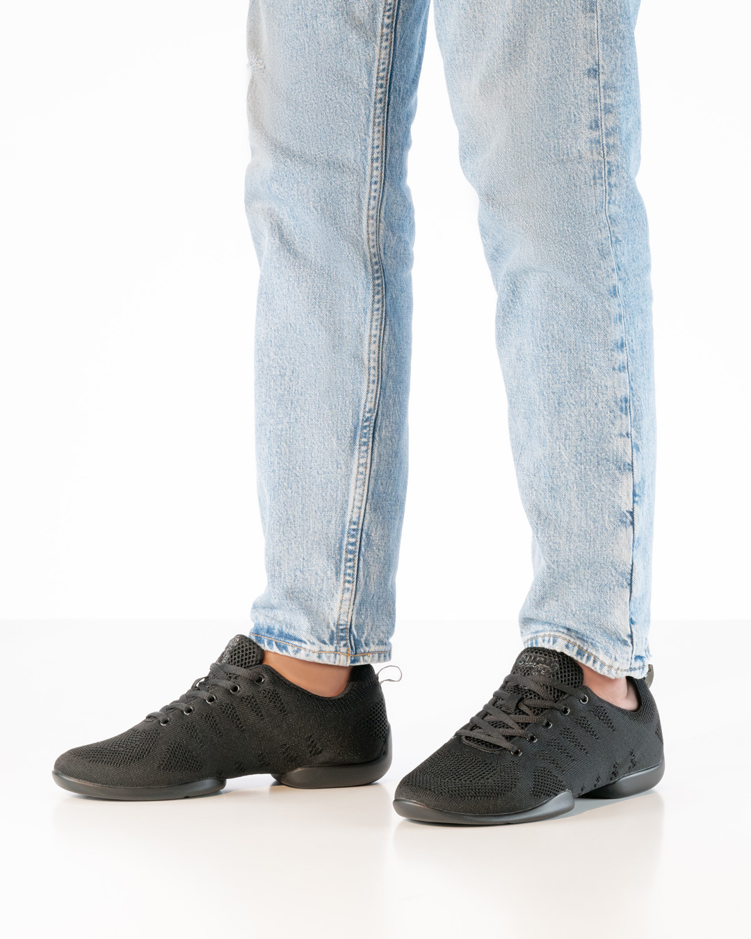 4020 schwarzer Herrentanz Sneaker von Suny für Linedance
