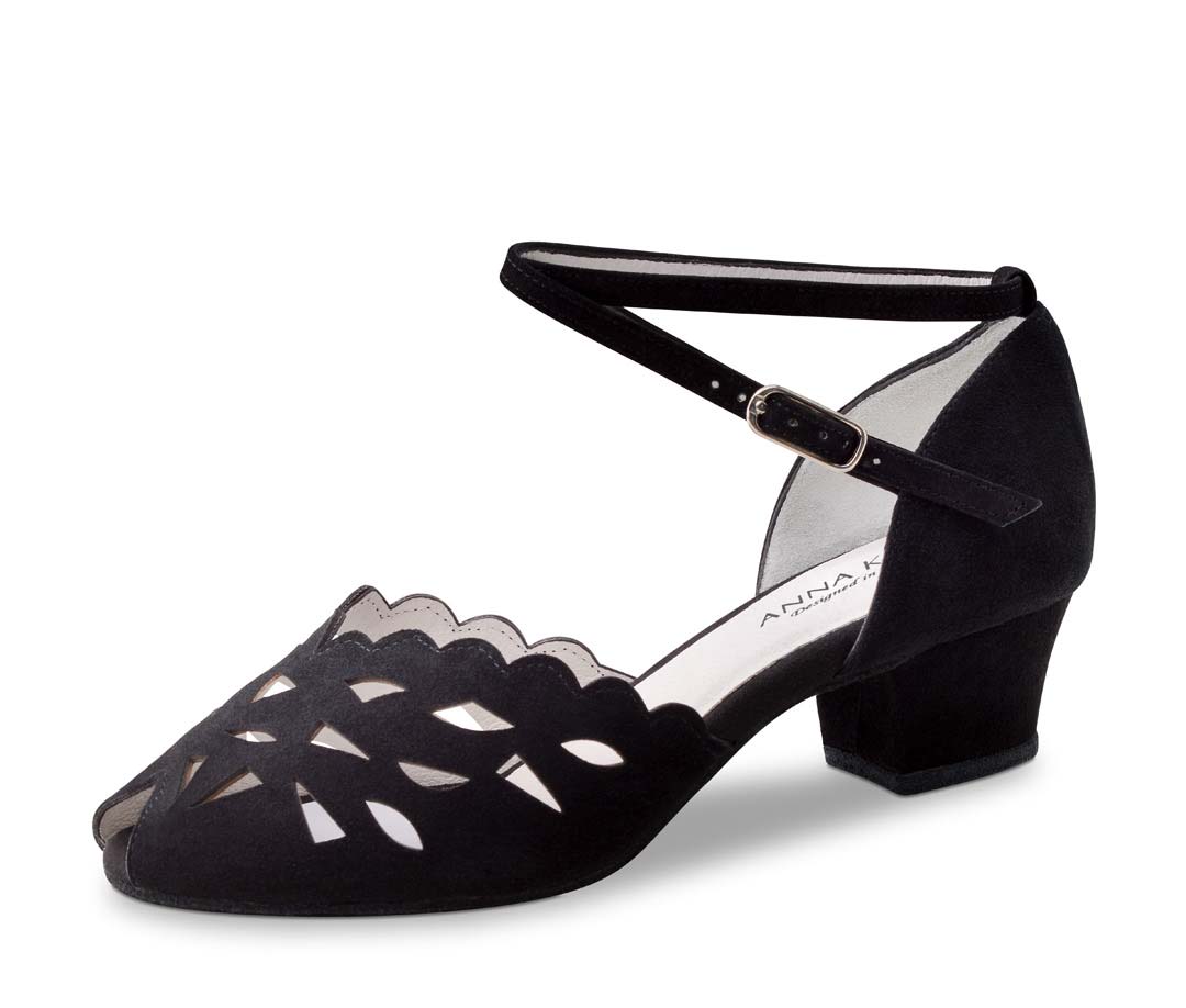 Sabrine Anna Kern Damentanzschuh mit Fesselspange in schwarz
