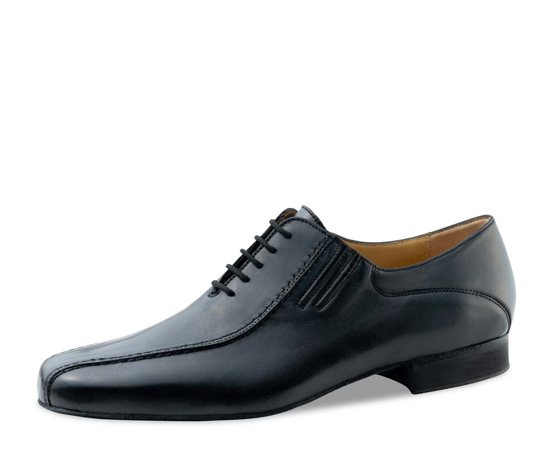 Pesaro Werner Kern Herrentanzschuh in schwarz mit Gummizug