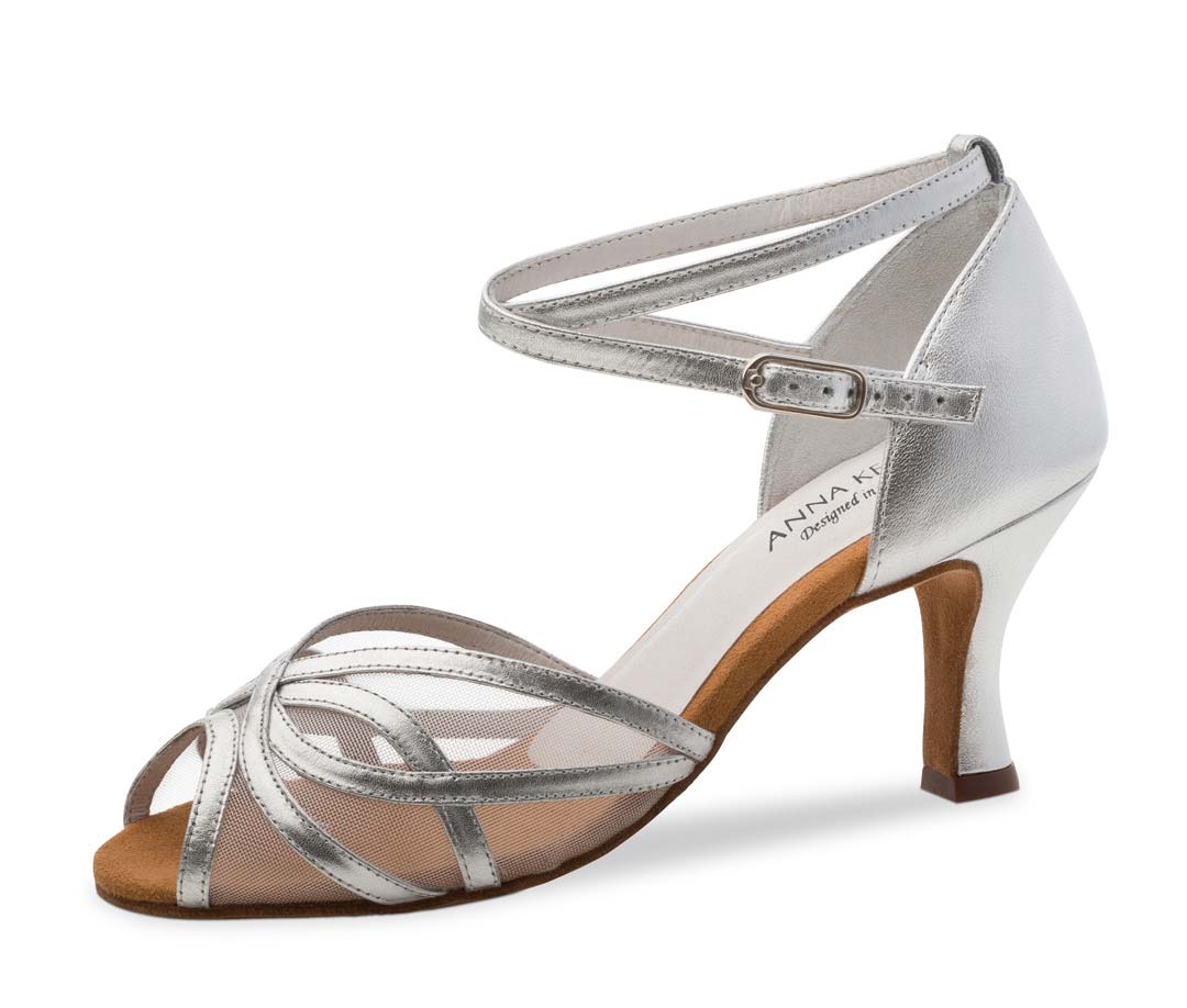 Adele Anna Kern Latein Damentanzschuh in silber