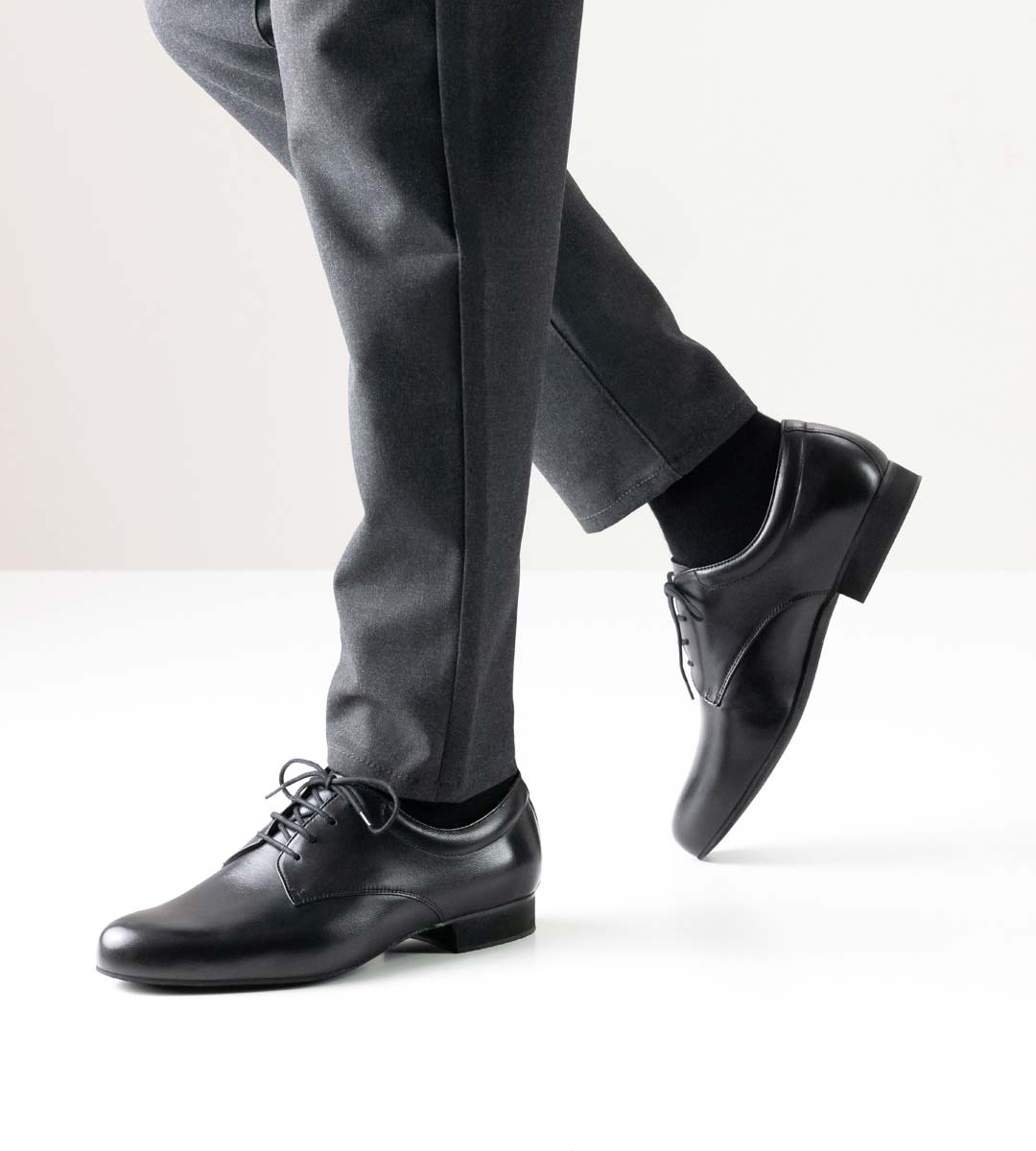 Lucca schwarzer Werner Kern Herrentanzschuh für lose Einlagen