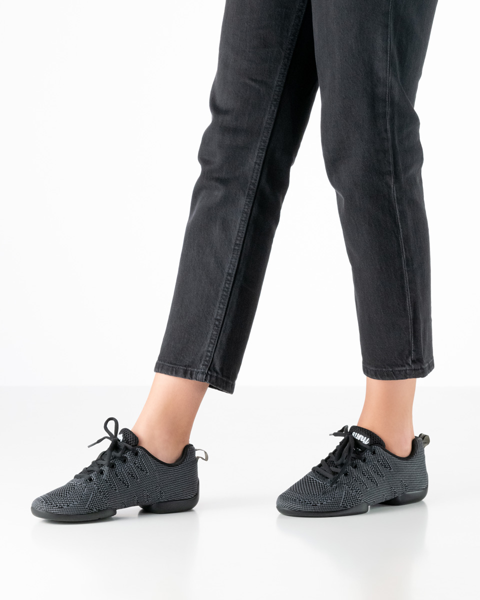 Tanzsneaker 150 Tanzsneaker 150 in grau schwarzem Knit