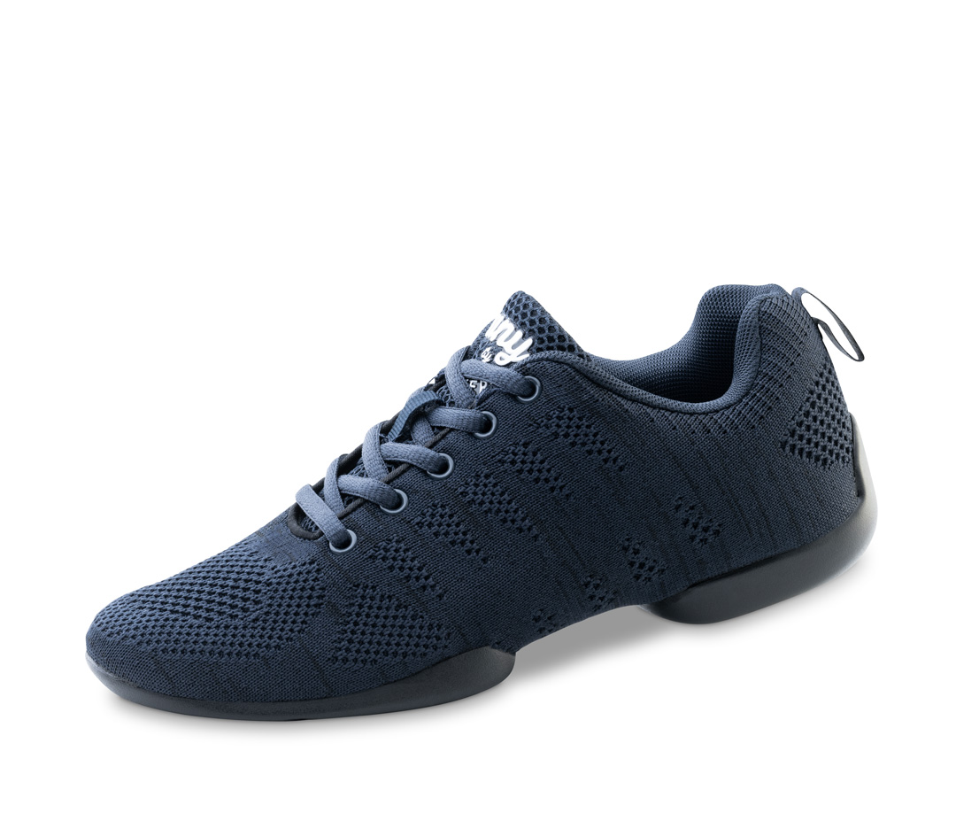 Suny Damentanz Sneaker in blau-schwarz für Kizomba