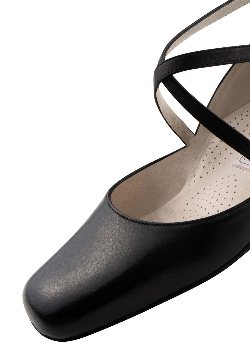 Marion schwarzer Werner Kern Damentanzschuh mit Ristriemchen