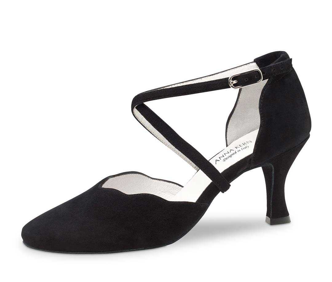 672 Standard Damentanzschuh von Anna Kern in schwarz