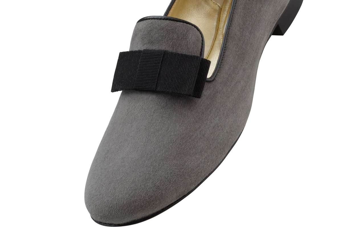 Loafer Mag - Werner Kern Ballerinas Grauer Loafer Mag von Werner Kern aus feinem Wildleder