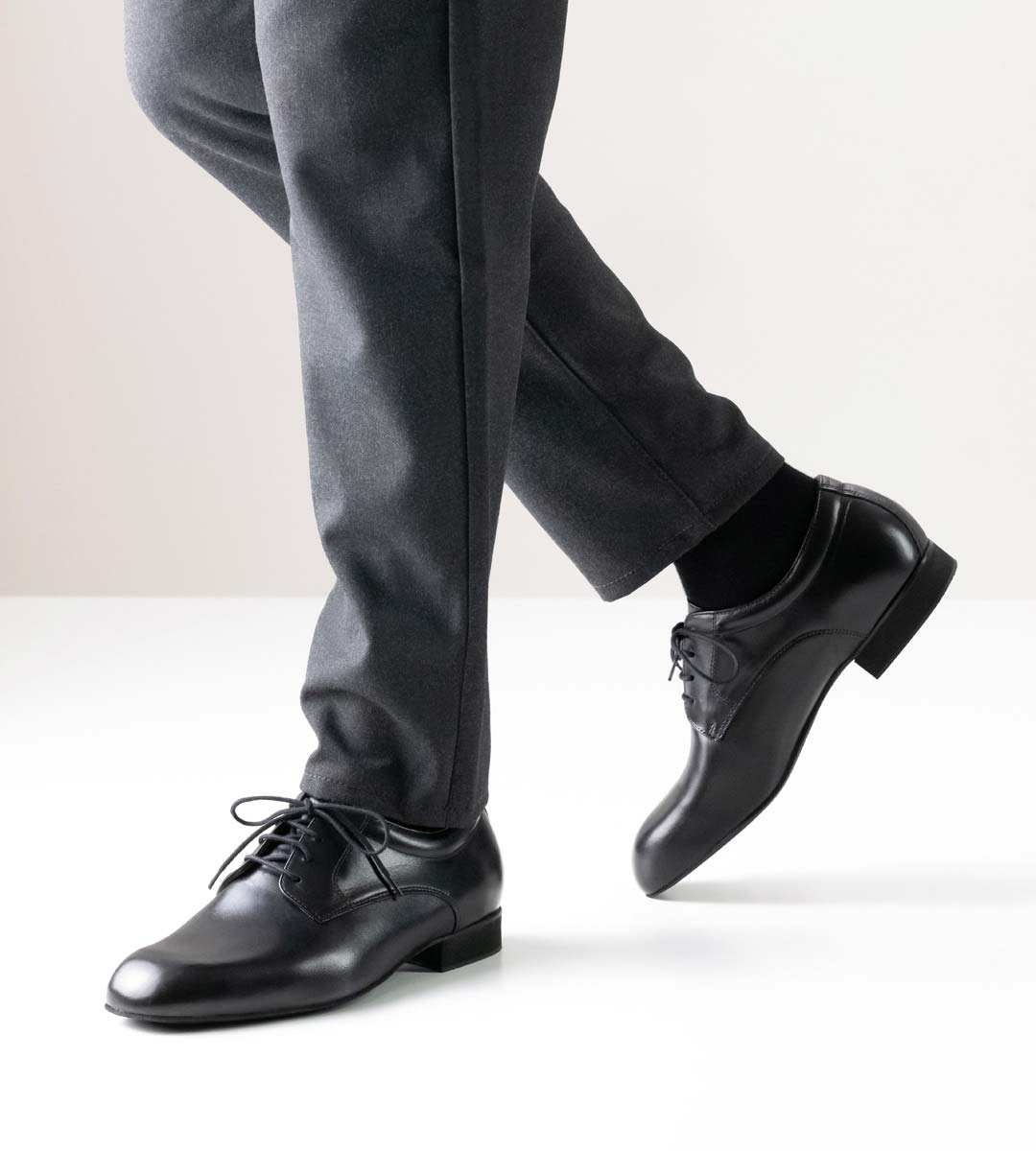 Padua Werner Kern Herrentanzschuh für breite Füße in schwarz