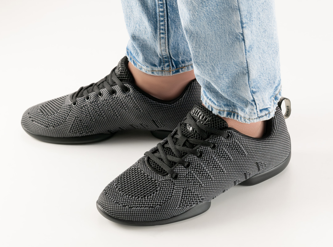 Sneaker 4050 Tanzsneaker für Herren in grau schwarz