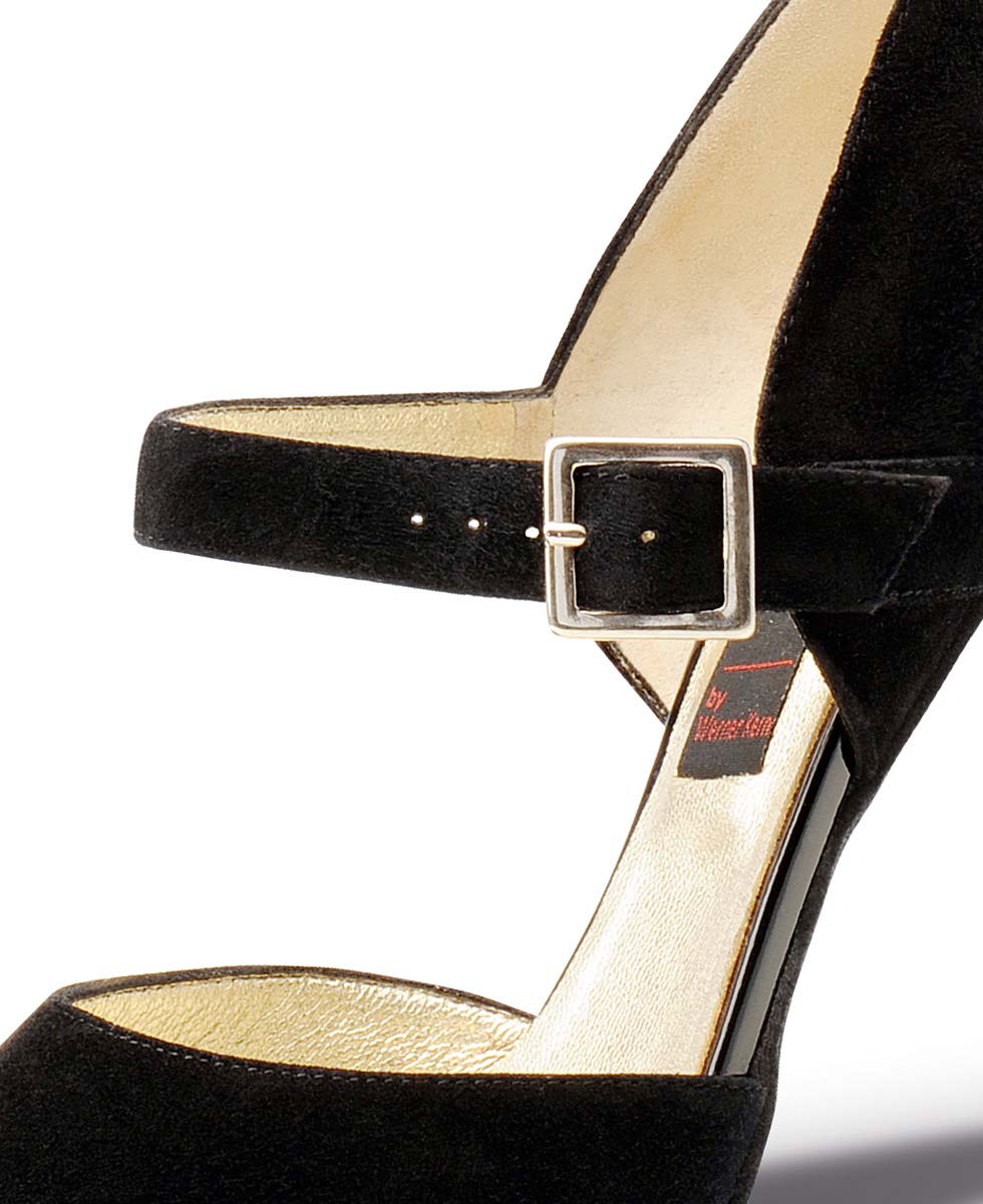 Nora Detailansicht seitlich von Nueva Epoca Damentanzschuh für Tango