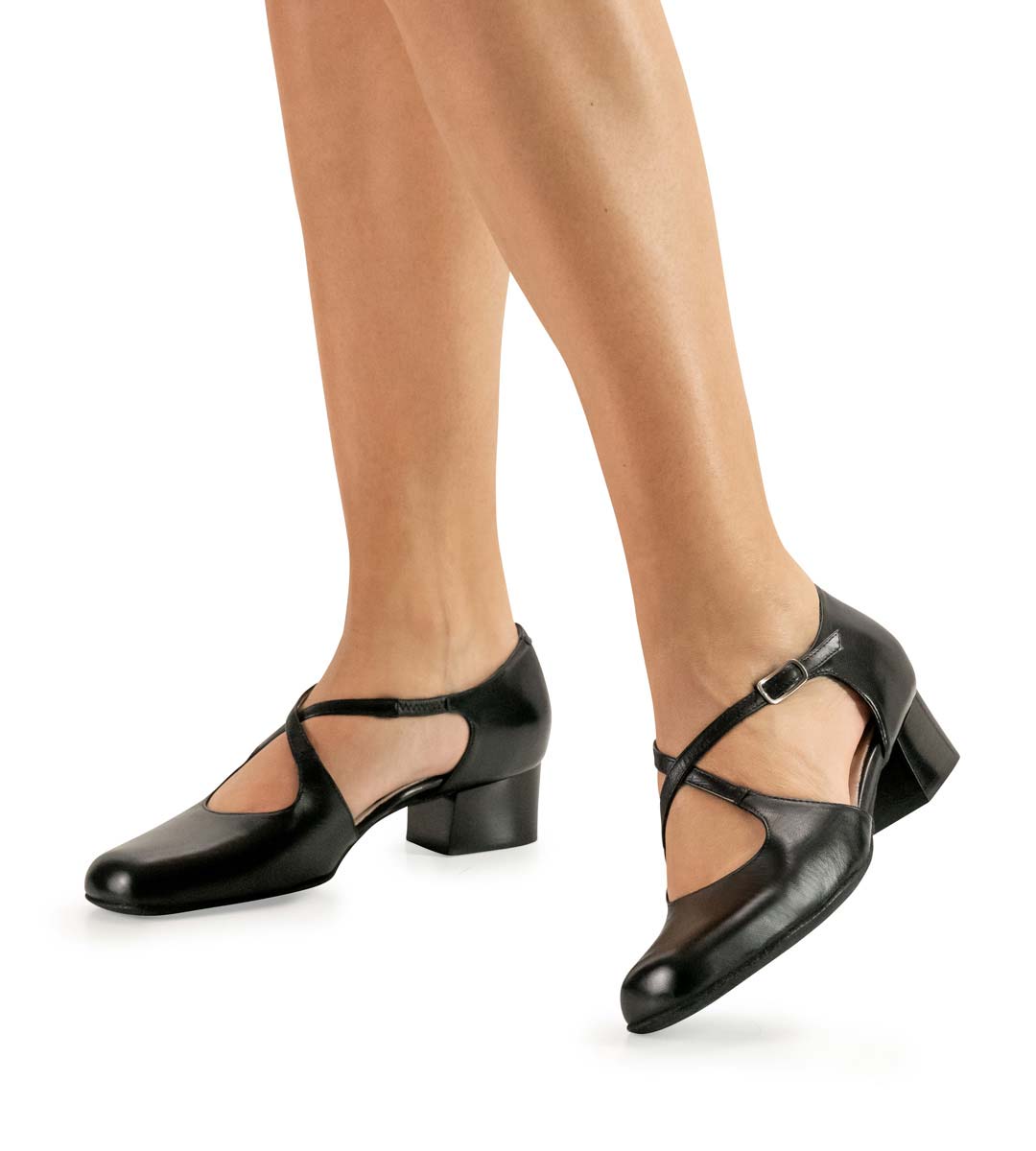 Ines 3,4 cm Werner Kern Damentanzschuh als Paar fotografiert