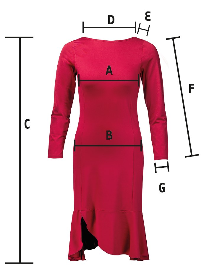 Maße von Hot Pant Zuri in schwarz