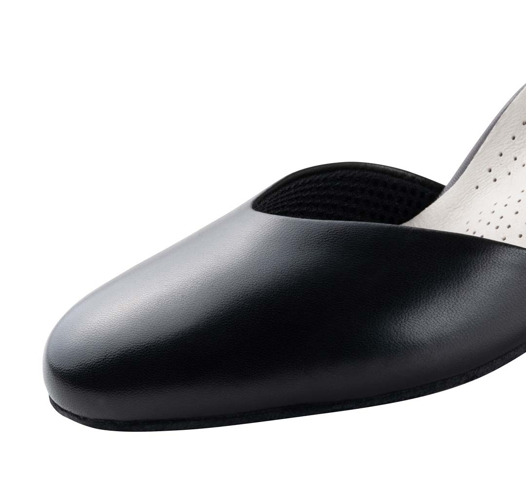 Debby Detailansicht von schwarzem Werner Kern Damentanzschuh
