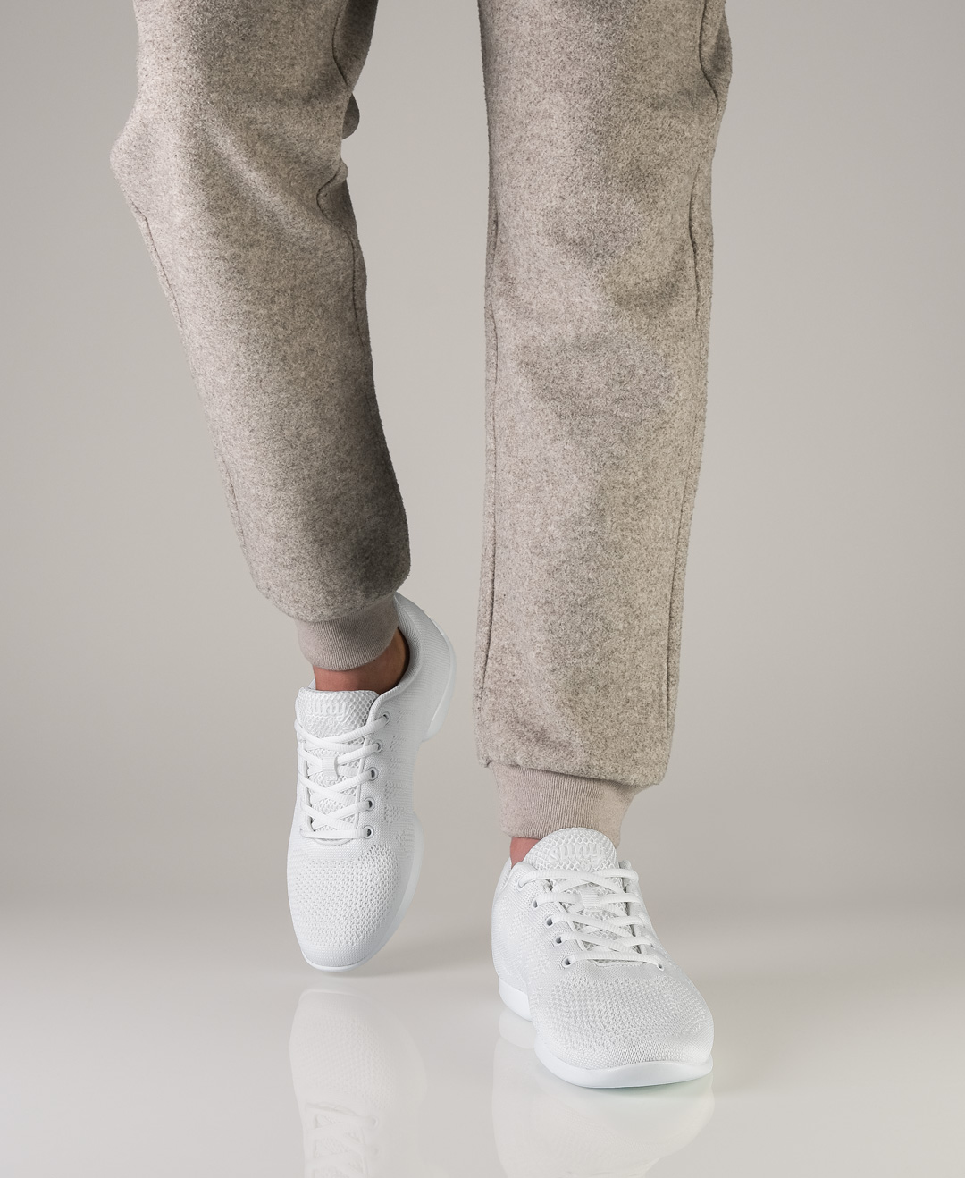 Weißer Tanzsneaker für Herren