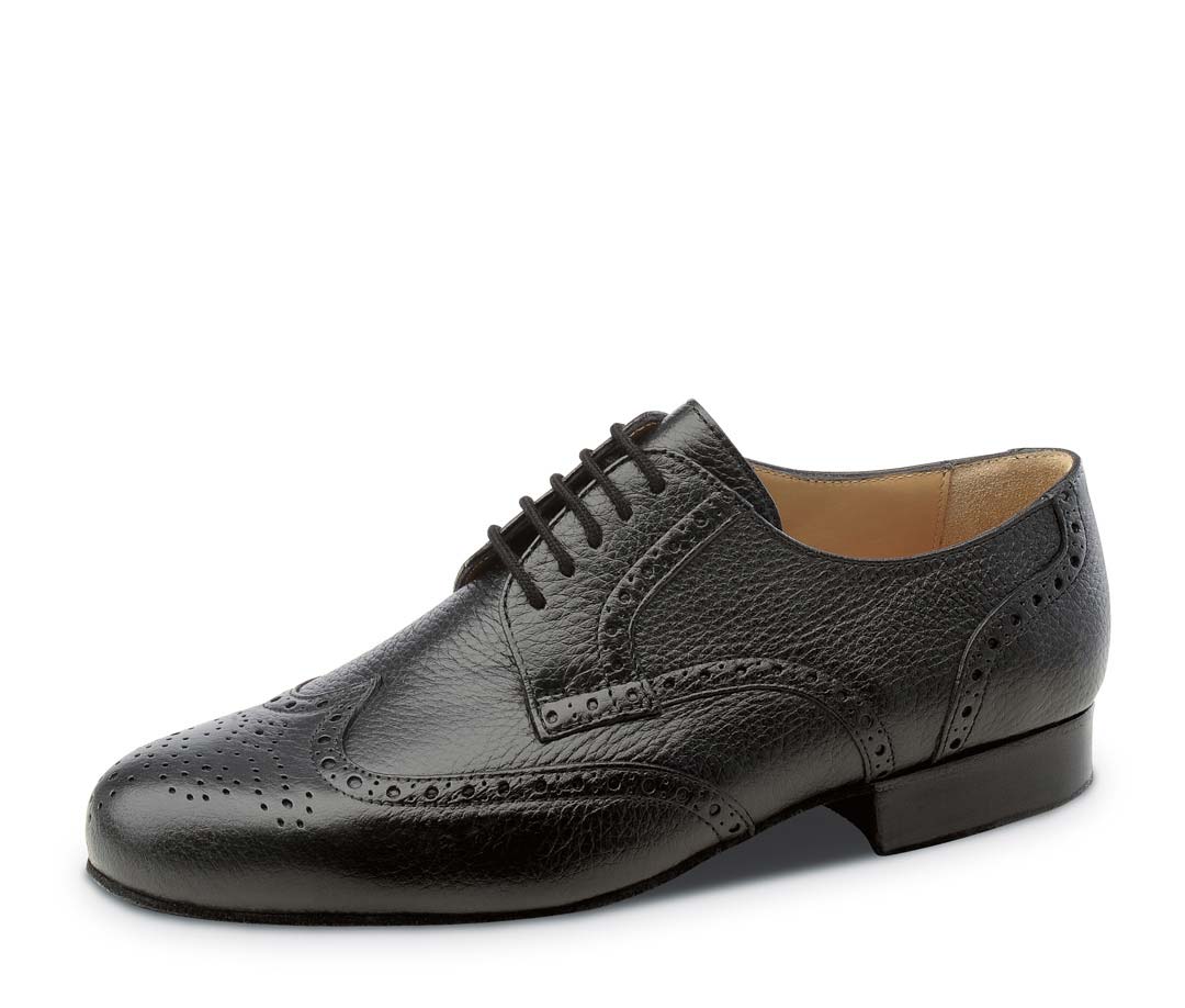 Bormio schwarzer Herrentanzschuh von Werner Kern für breite Füße
