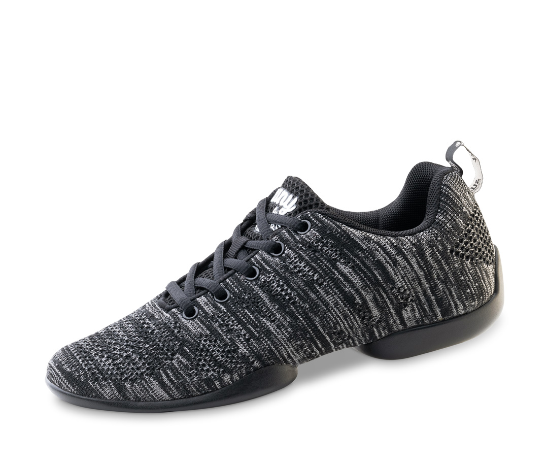 grau-schwarzer Sneaker Damentanzschuh von Suny fürs Training