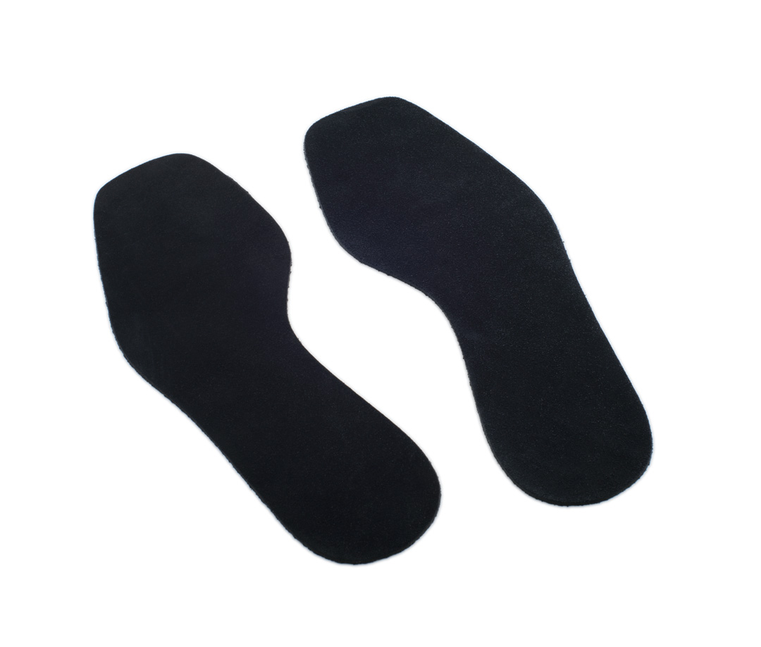Sohlen schwarz Schwarze Veloursohle