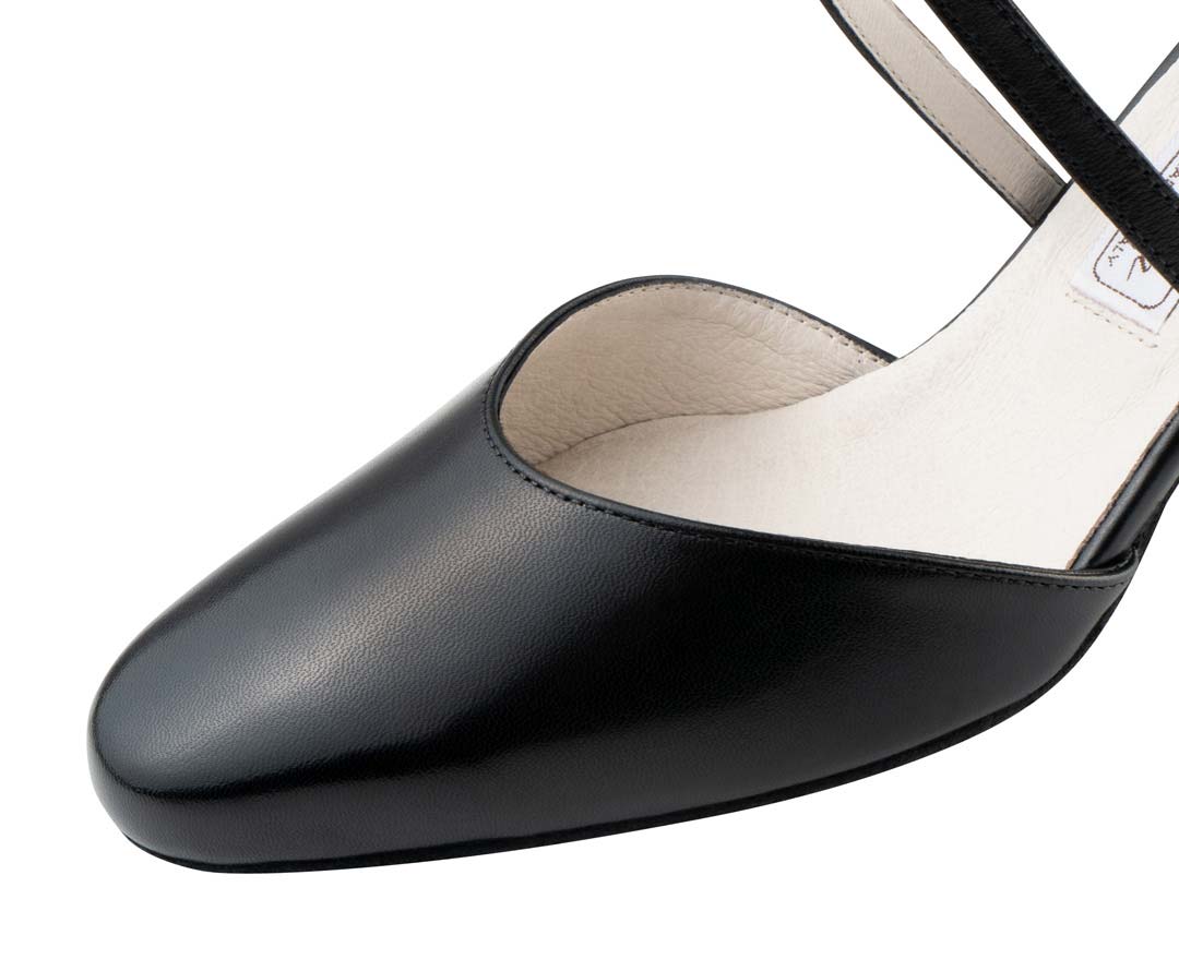 Patty Ansicht im Datail von Werner Kern Damentanzschuh von vorne