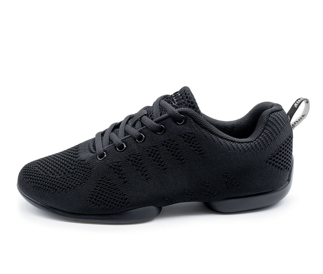 Schwarzer Damentanz Sneaker für Linedance von Suny