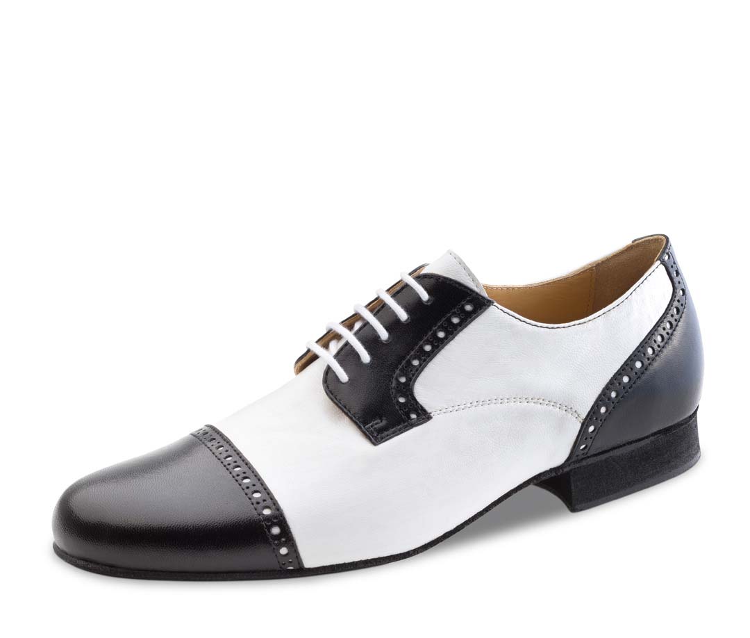 Bergamo zweifarbiger Herrentanzschuh von Werner Kern in Leder