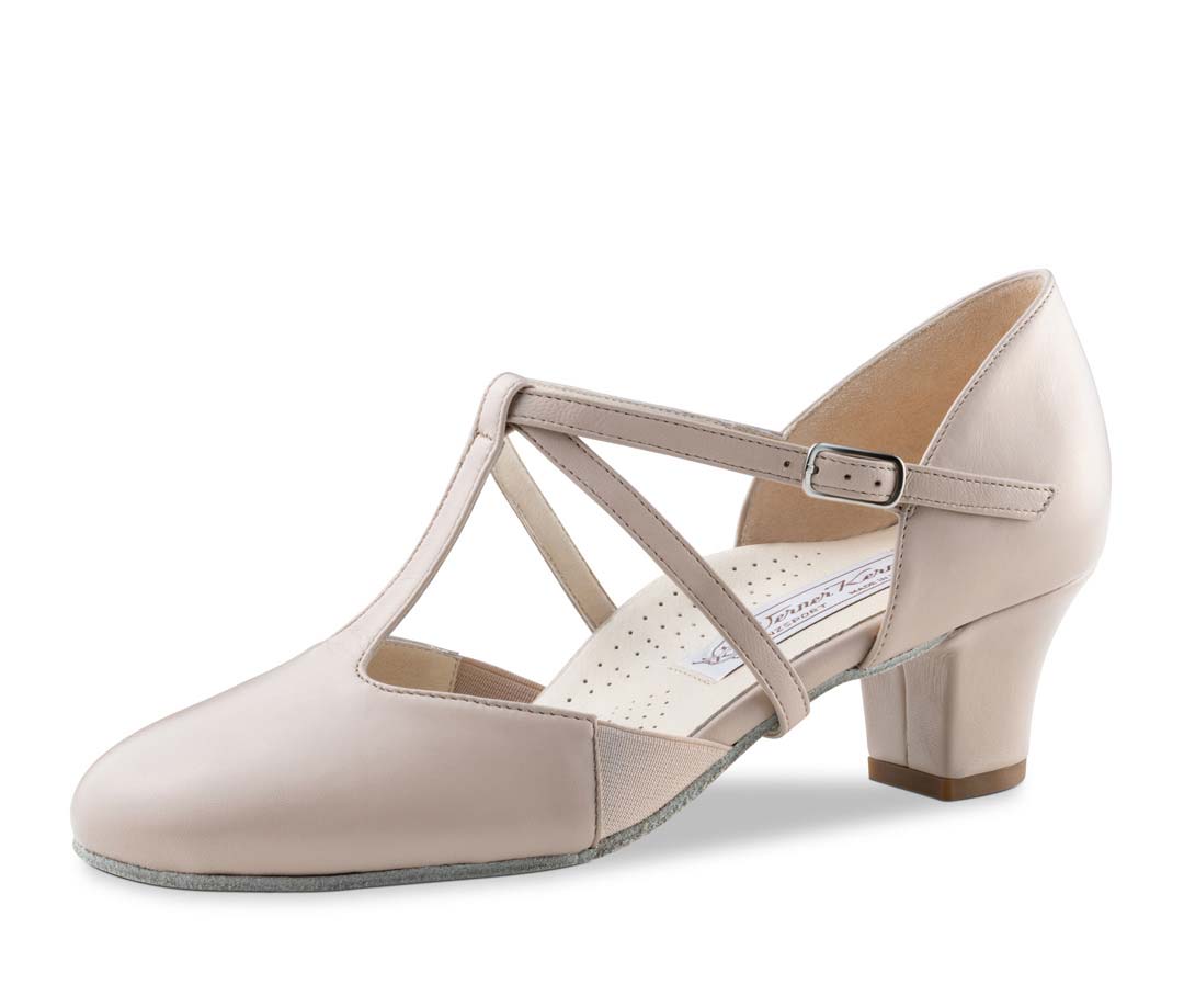 Naia geschlossener Werner Kern Damentanzschuh mit Elasticband an der Seite