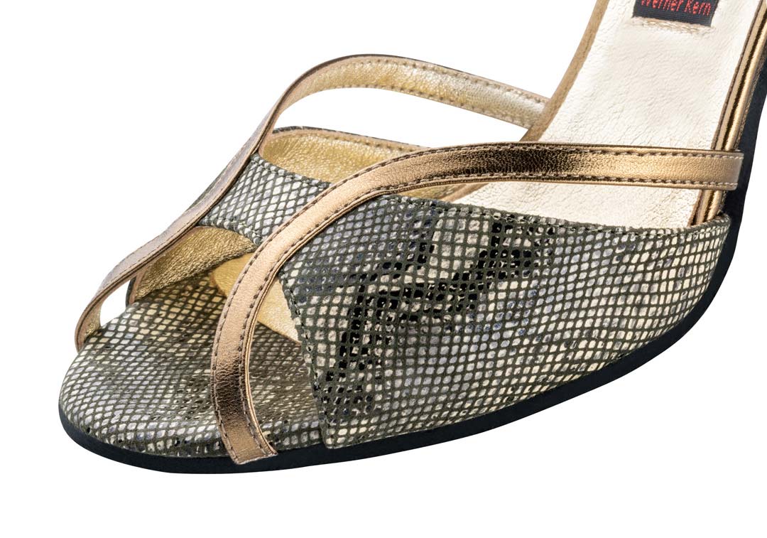 Penelope offener Nueva Epoca Damentanzschuh in Detailansicht