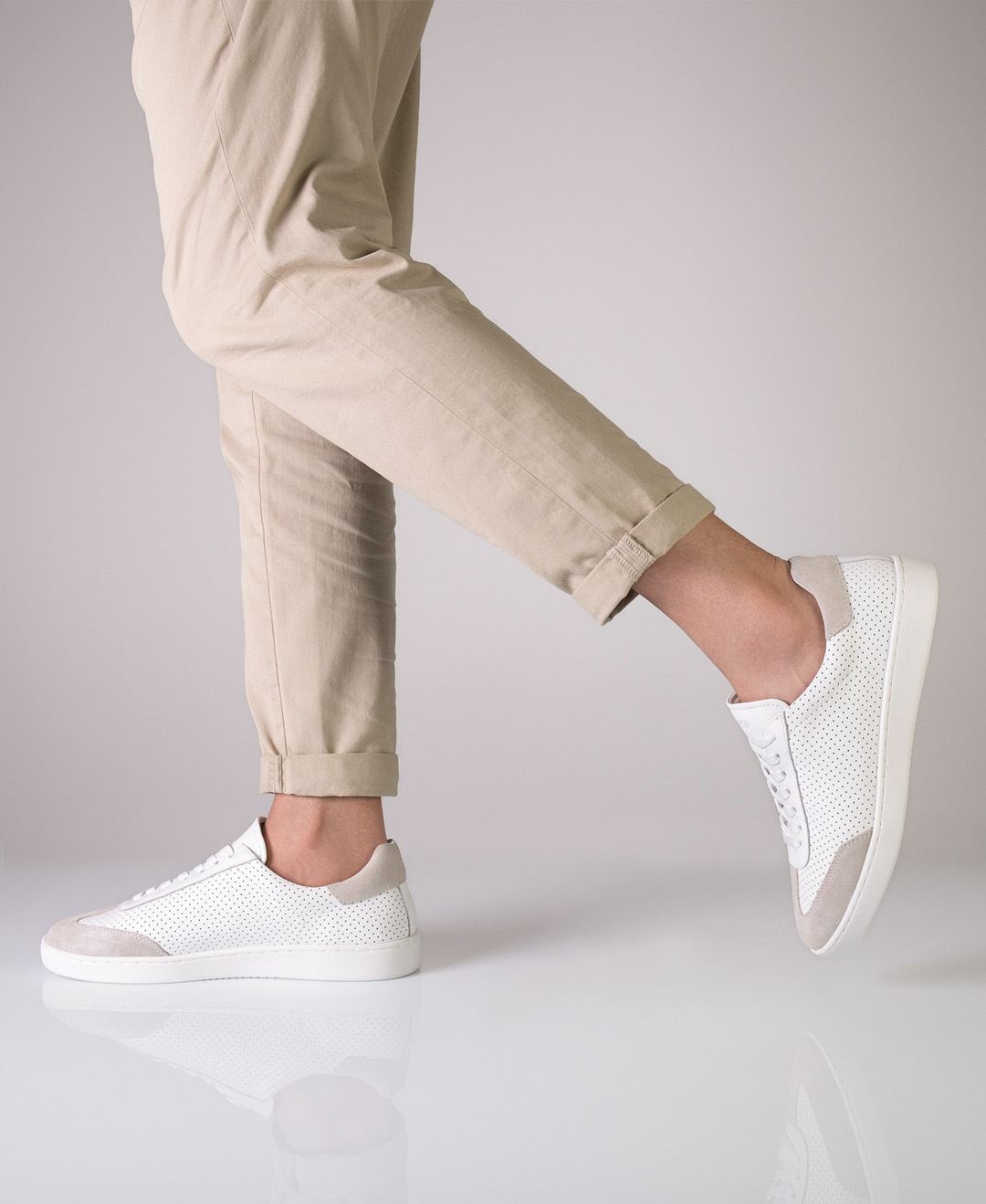 Weißer Tanzsneaker 7420 von Suny für Herren