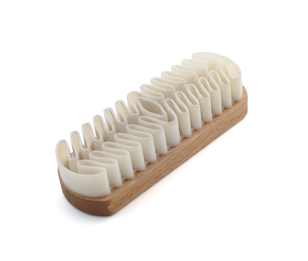 Velourbürste Velourbürste mit Holzhalterung