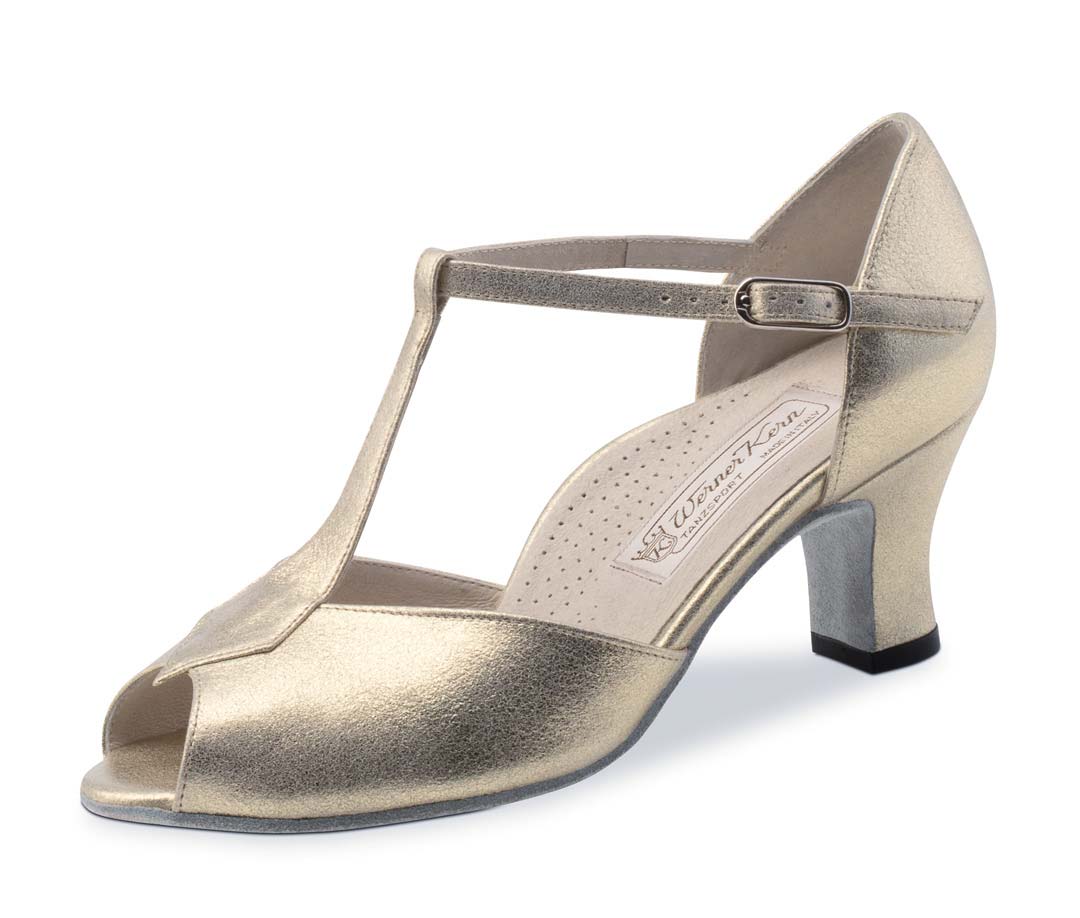 Paulette offener Werner Kern Damentanzschuh mit T-Spange