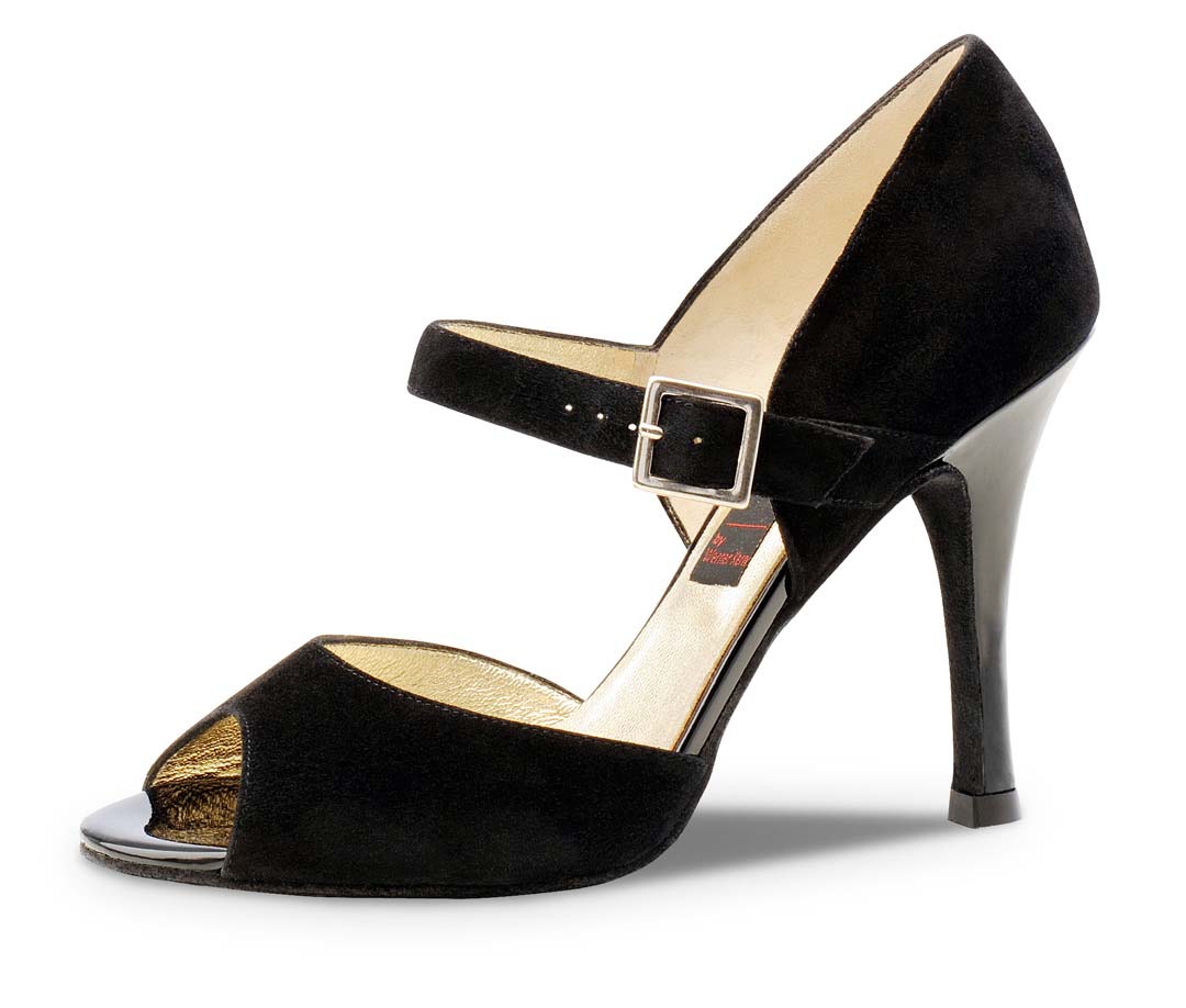 Nora 9 cm hoher Tango Damentanzschuh von Nueva Epoca