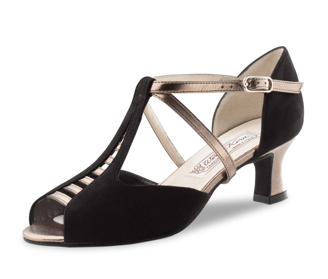 Holly offener Werner Kern Damentanzschuh mit T-Spange