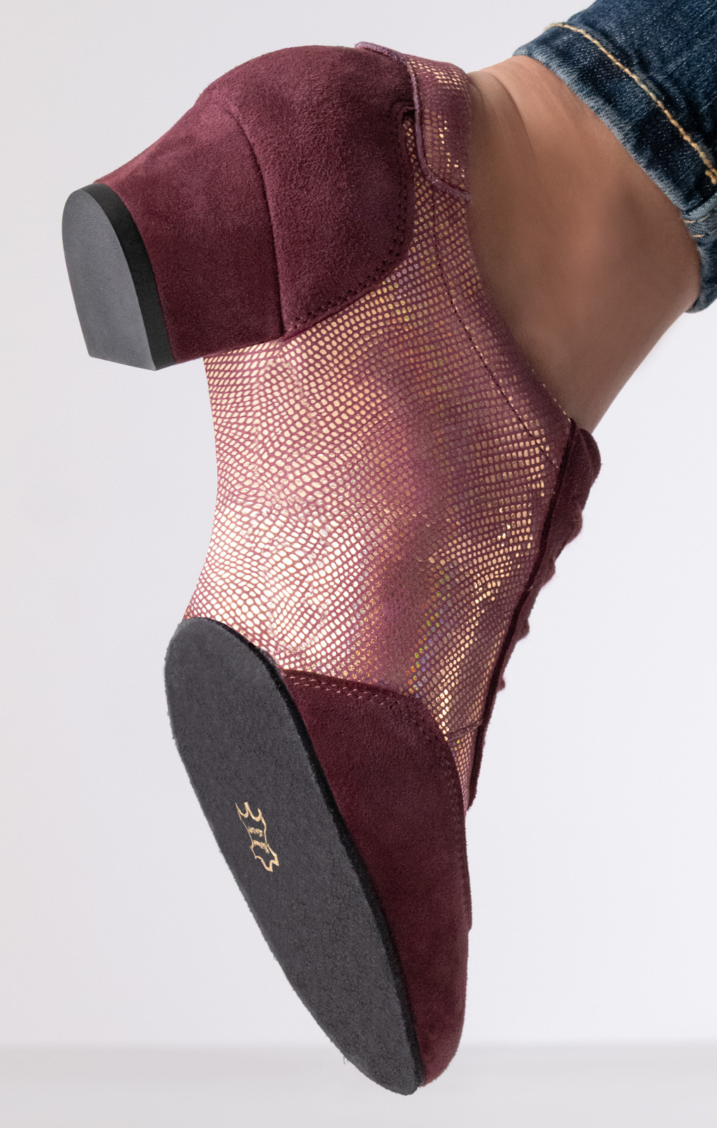 Geteilte Tanzsohle für optimale Fexibilität