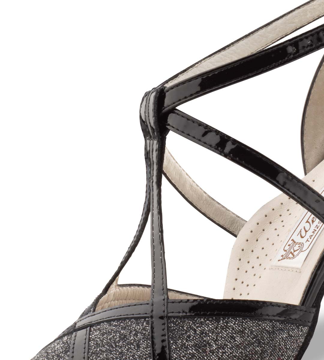 Ginny zweifache T-Spange von Werner Kern Damentanzschuh im Detail