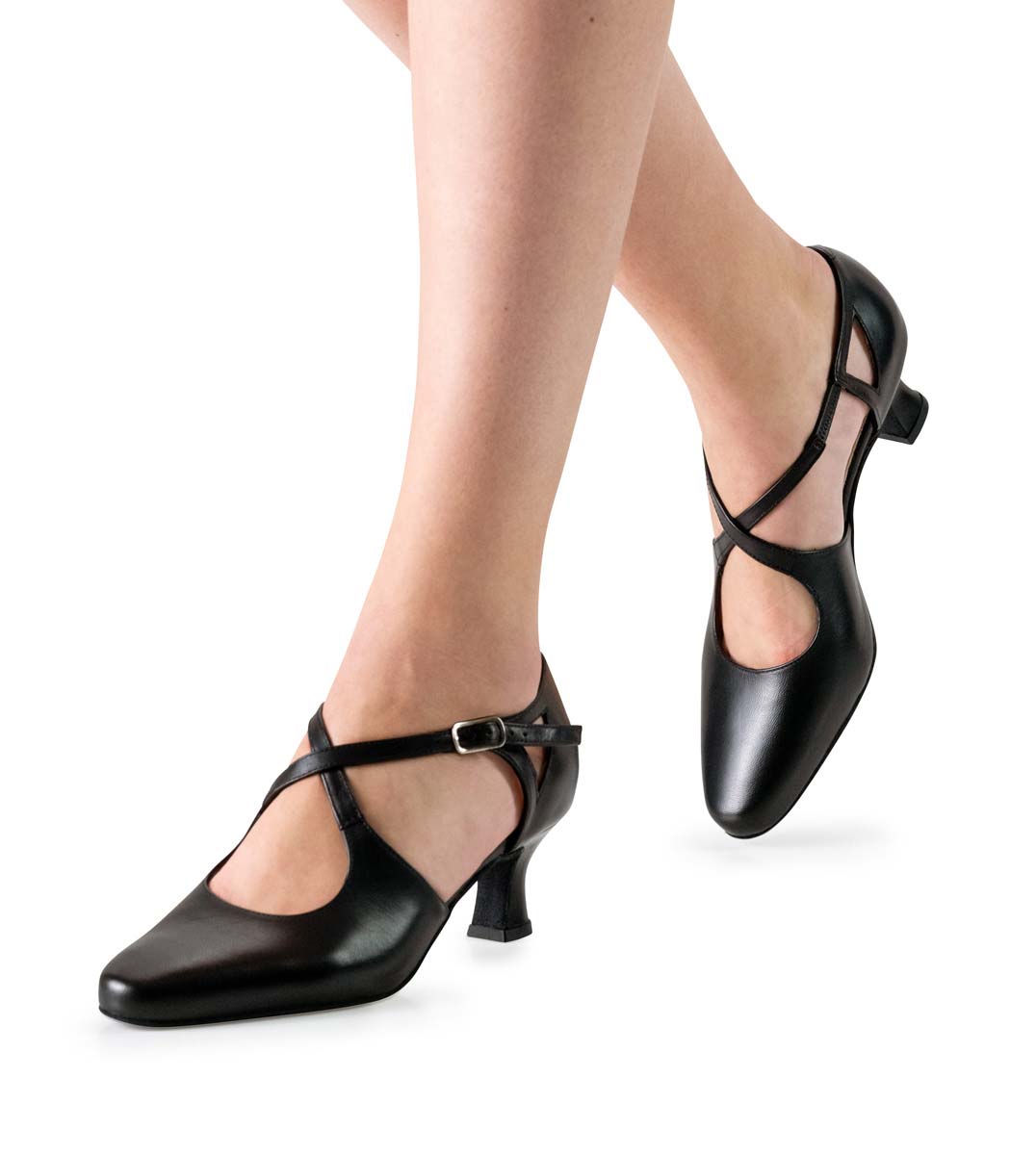 Ines Werner Kern Damentanzschuh in Nappa schwarz