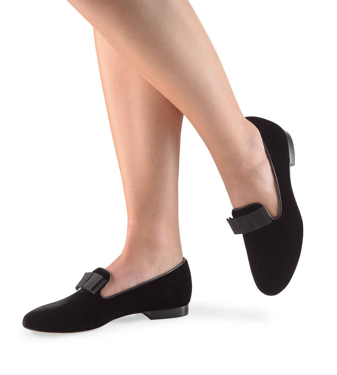 Loafer Lee - Werner Kern Ballerinas Schwarzer Loafer aus Samt von Werner Kern